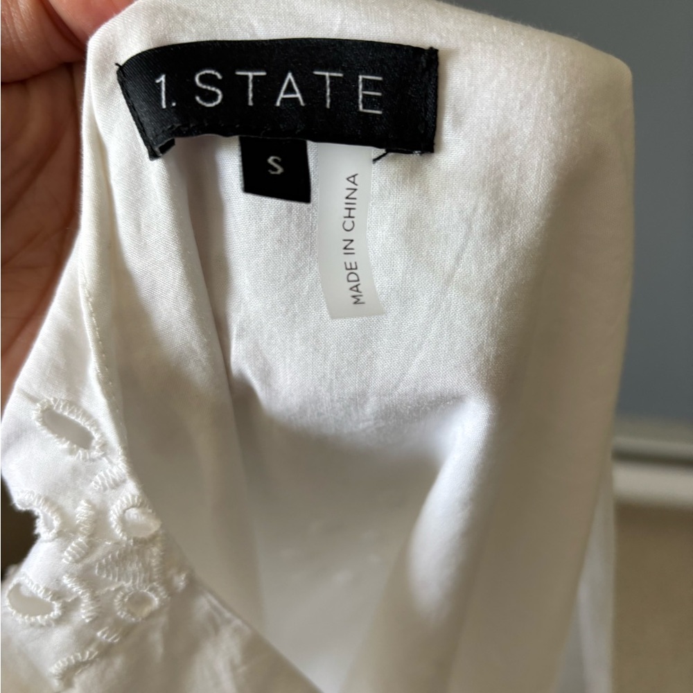 1. State White Eyelet Dress - Picture 9 of 10